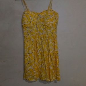 Dress, yellow, large